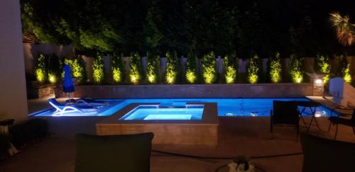 Pool - Finished Product at Night